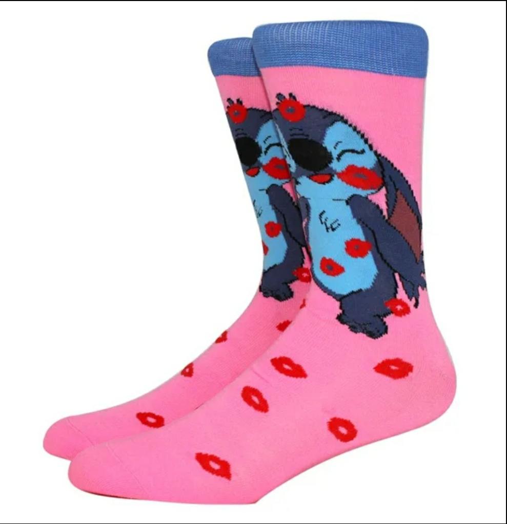 PINK STITCH SOCKS- YOUTH
