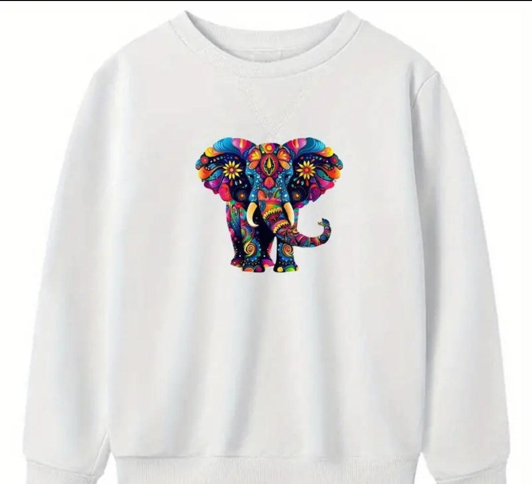 Colorful Elephant Tshirt